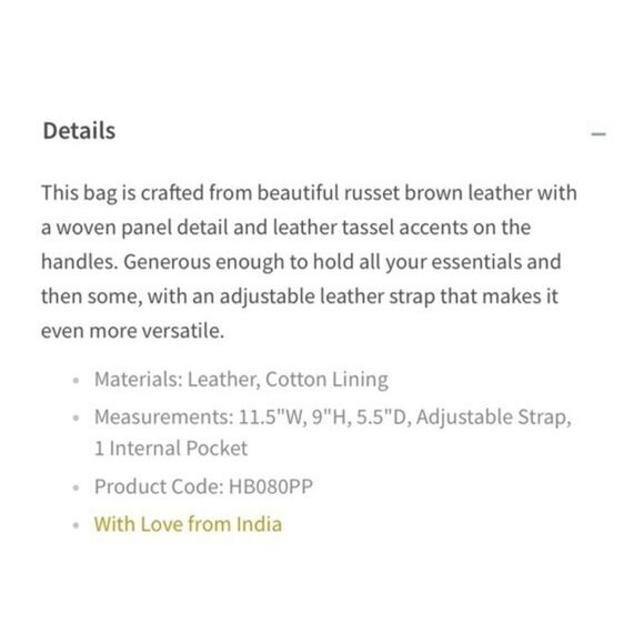 Noonday collection Monterrey leather basket weave bag - Picture 13 of 13